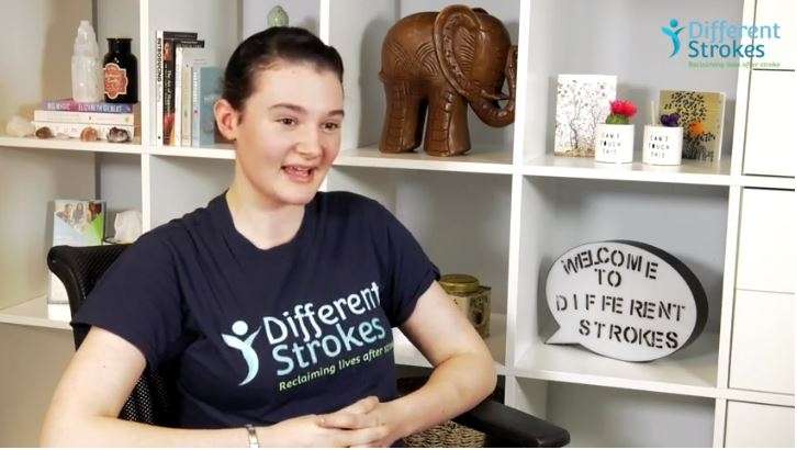 Picture of Rhiannon who survived a stroke at just 19