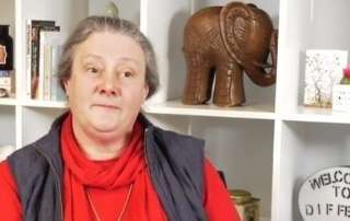 Picture of Christine after her daughter survived a stroke at just 19.
