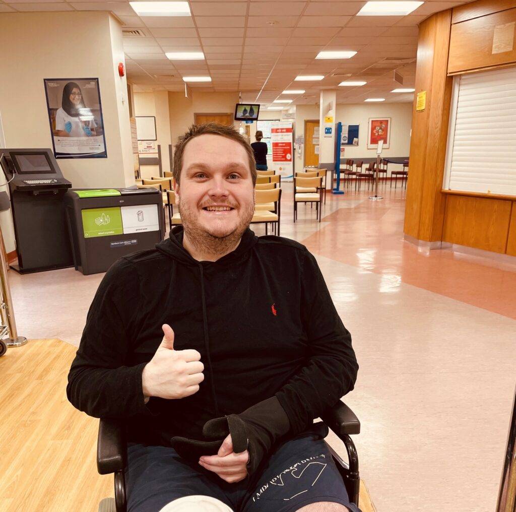 Picture of Dan who survived a hamorrhagic stroke at 31