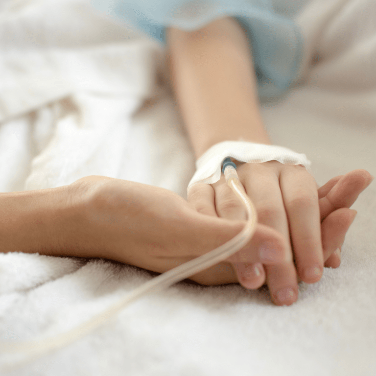 Generic picture of someone being treated in hopital