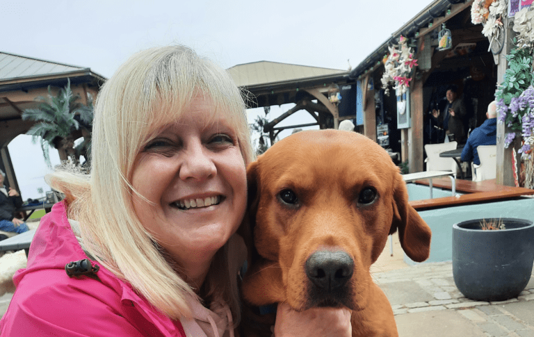 Picture of Moira who survived an ischaemic Stroke aged 58