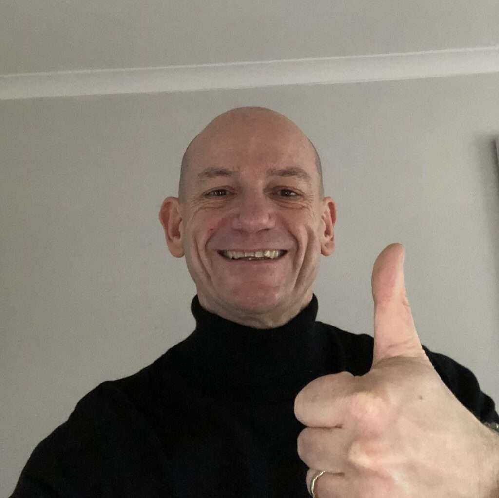 Picture of Andy who survived an ischaemic stroke aged 51