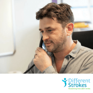 Greg from Different Strokes sharing his experience of stroke with a survivor