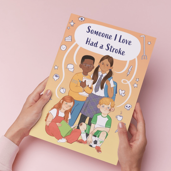 Picture of Different Strokes family resources to help explain to children what has happened when a parent has a stroke
