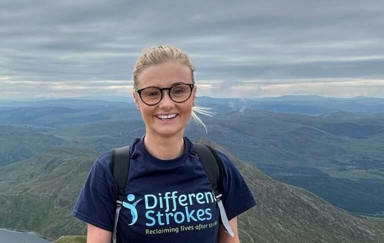 Picture of Kate, who survived three Ischaemic Strokes aged just 33 fundraising for Different Strokes