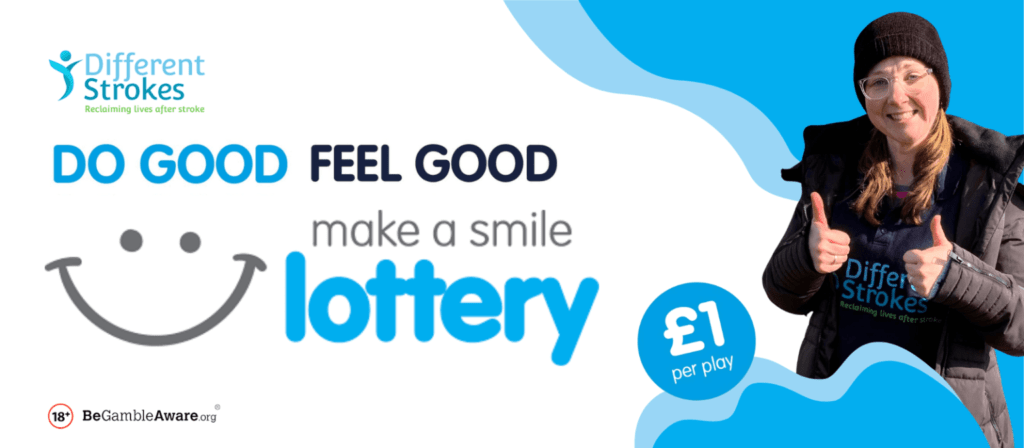 Banner about Different Strokes Lottery