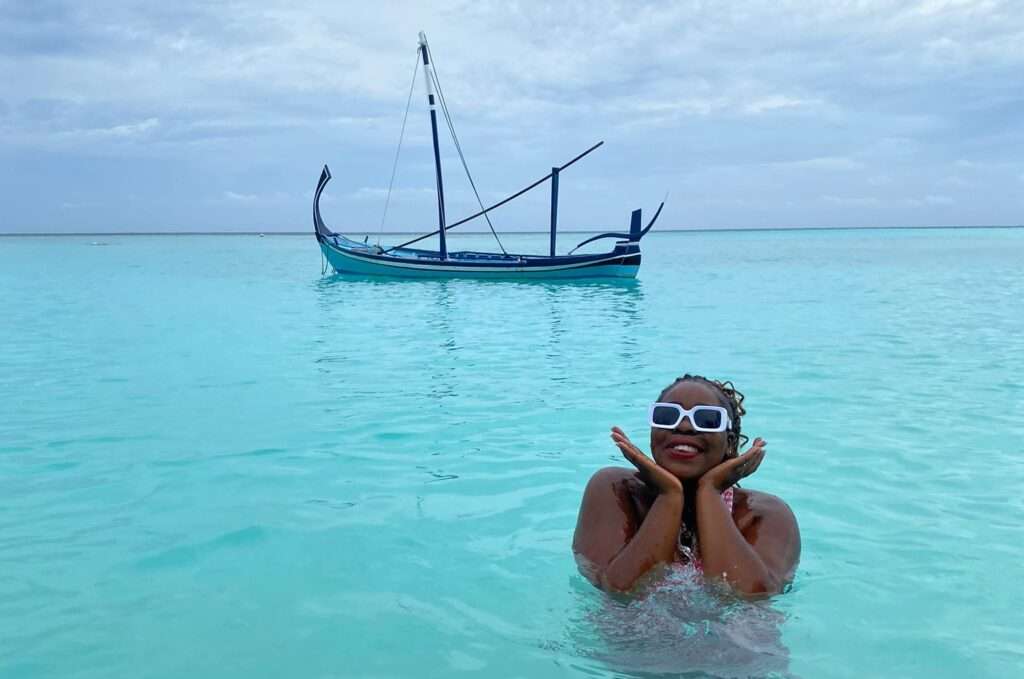 Picture of Sheila who survived a stroke at just 33 living after stroke and in the sea