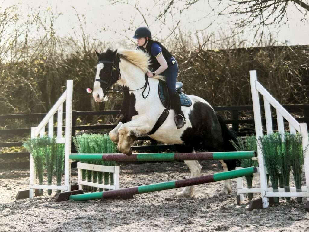 Gemma riding a horse