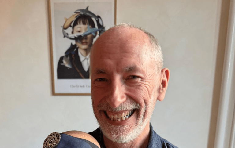 Picture of Myles who had a haemorrhagic Stroke at 64
