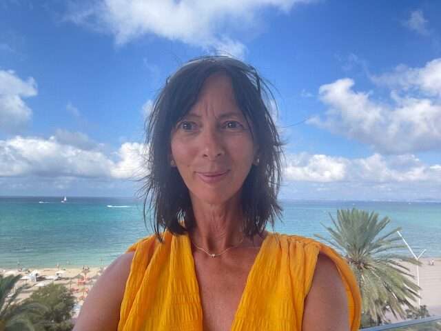 Picture of Karen who had an ischaemic stroke at 54