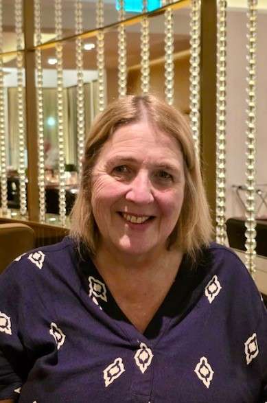 Picture of Maggie who survived a haemhorrhagic stroke at 51