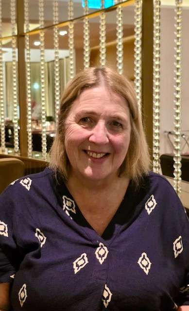 Picture of Maggie who survived a haemhorrhagic stroke at 51