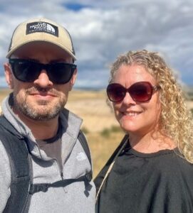 PIcture of Ian who survived a rare stroke at 48 with his wife claire final picture